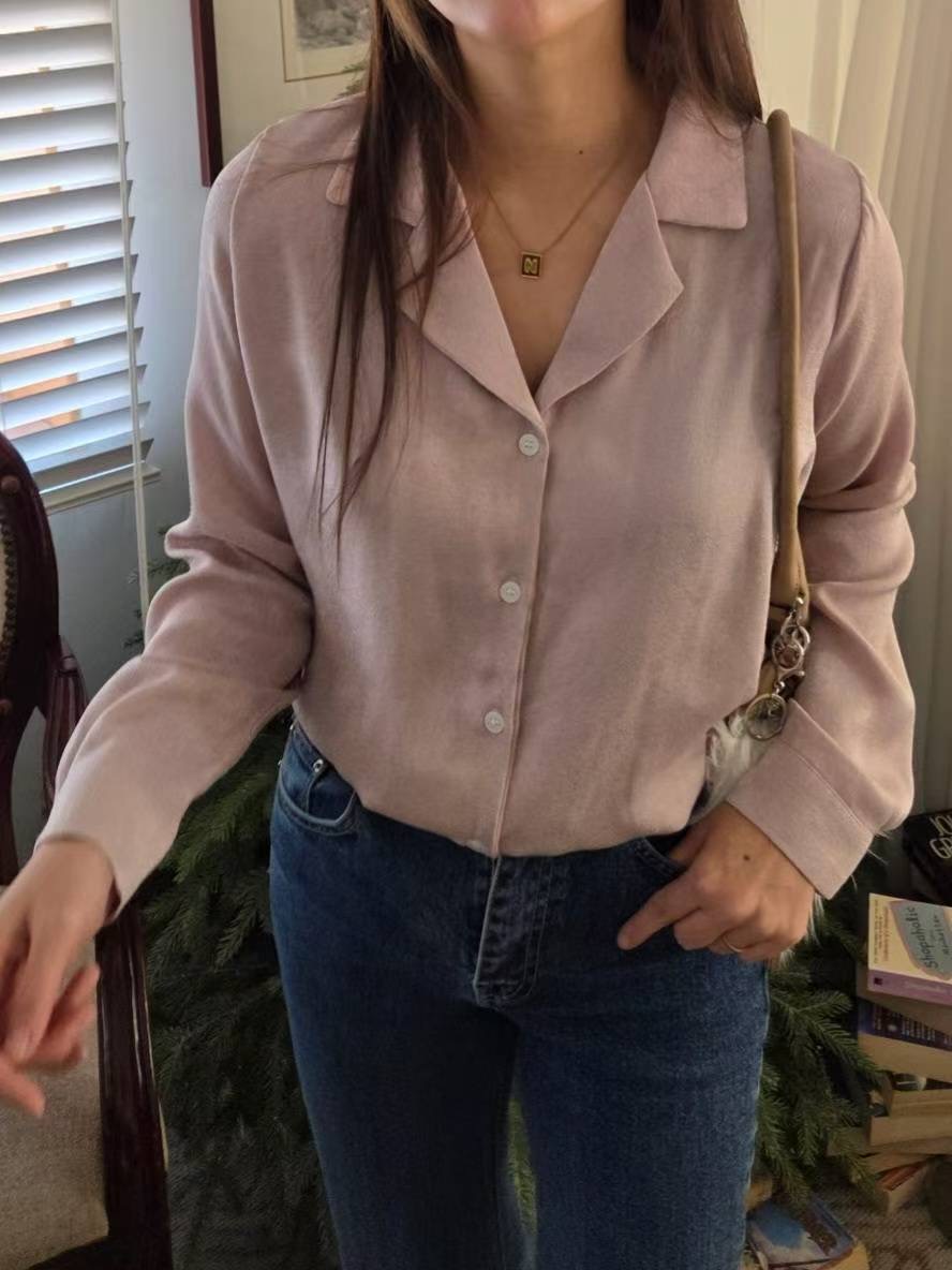 HONESTY-허니스티-T㊣東大門實拍女裝新品26春夏襯衫蕾絲衫HONESTY襯衫/蕾絲衫圖色2