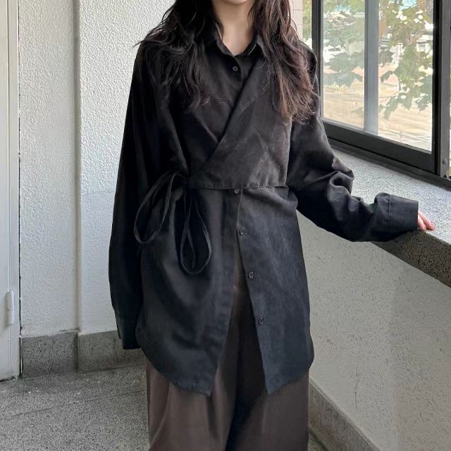 DINO㊣東大門代購女裝新款職業時尚熱賣真品人氣襯衫蕾絲衫DINO襯衫/蕾絲衫圖色1