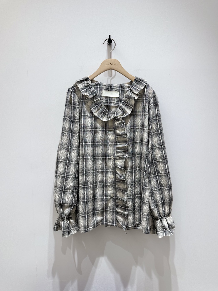 MELTED-P韓國代購㊣女裝新款人氣推薦休閑熱賣職業襯衫蕾絲衫MELTED-P襯衫/蕾絲衫圖色2