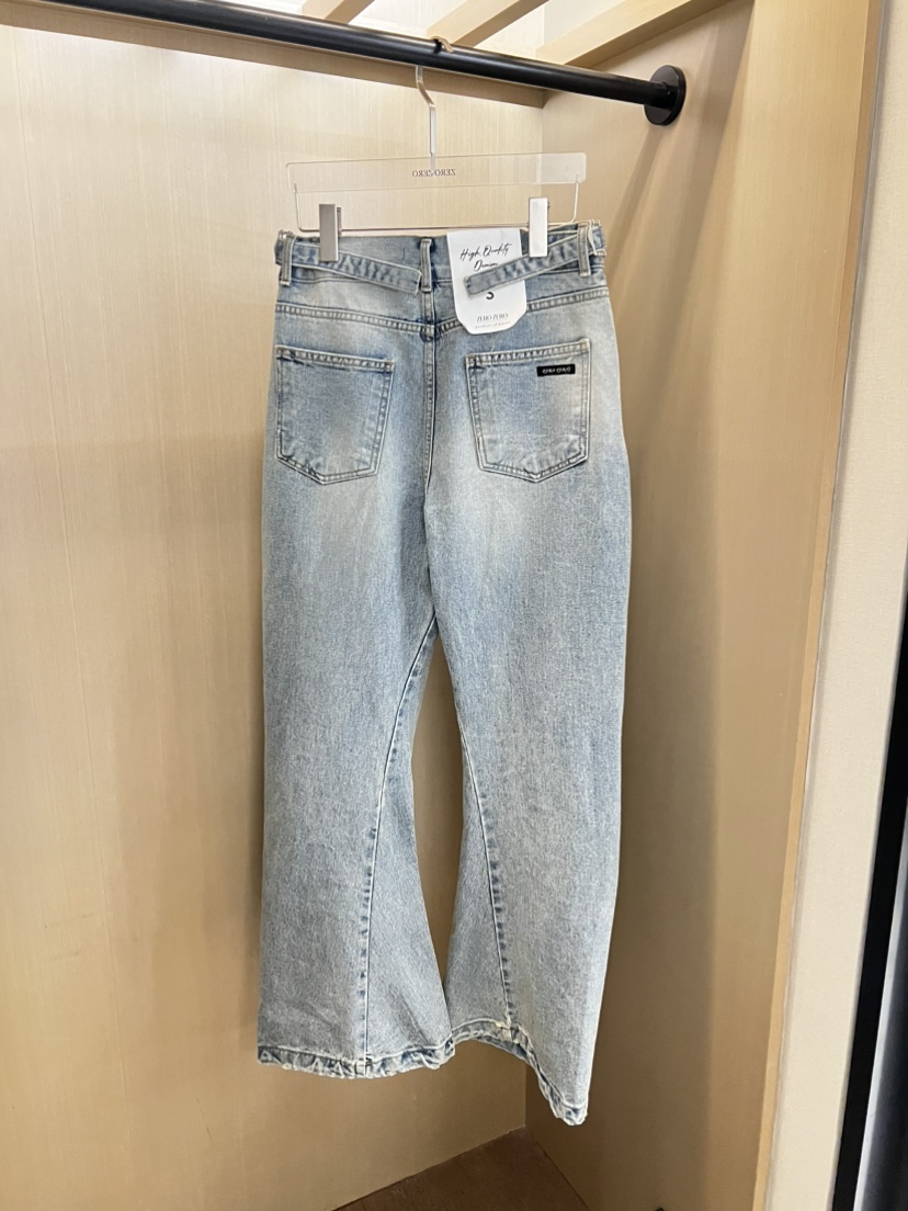 ZEROZERO韓國代購㊣女士新品推薦熱賣26春夏職業牛仔褲復古ZEROZERO牛仔褲