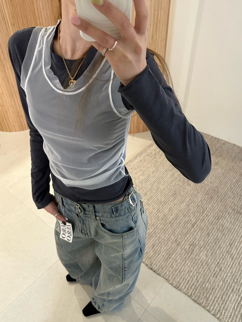 ZEROZERO韓國代購㊣女士新品推薦熱賣26春夏職業牛仔褲復古ZEROZERO牛仔褲