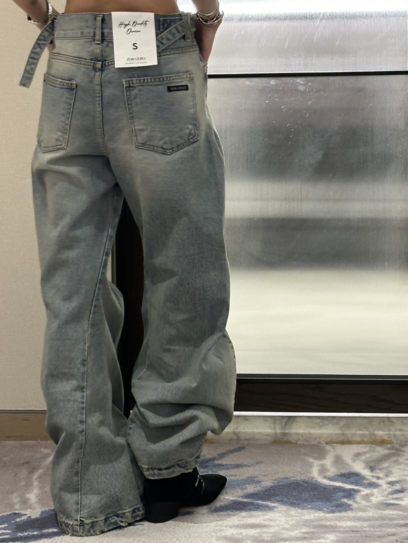 ZEROZERO韓國代購㊣女士新品推薦熱賣26春夏職業牛仔褲復古ZEROZERO牛仔褲