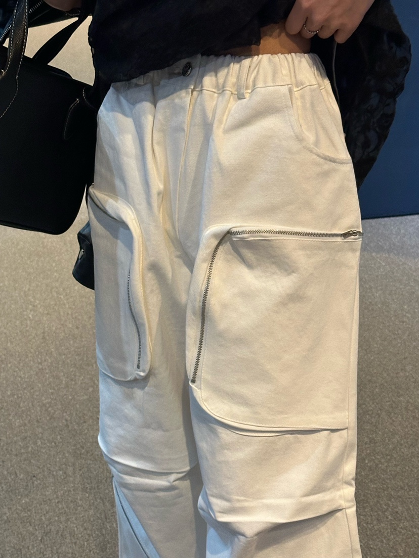 ZEROZERO東大門直郵㊣女裝新款時尚職業推薦休閑褲口袋拉鏈ZEROZERO休閑褲