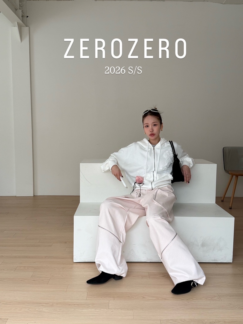 ZEROZERO東大門直郵㊣女裝新款時尚職業推薦休閑褲口袋拉鏈ZEROZERO休閑褲