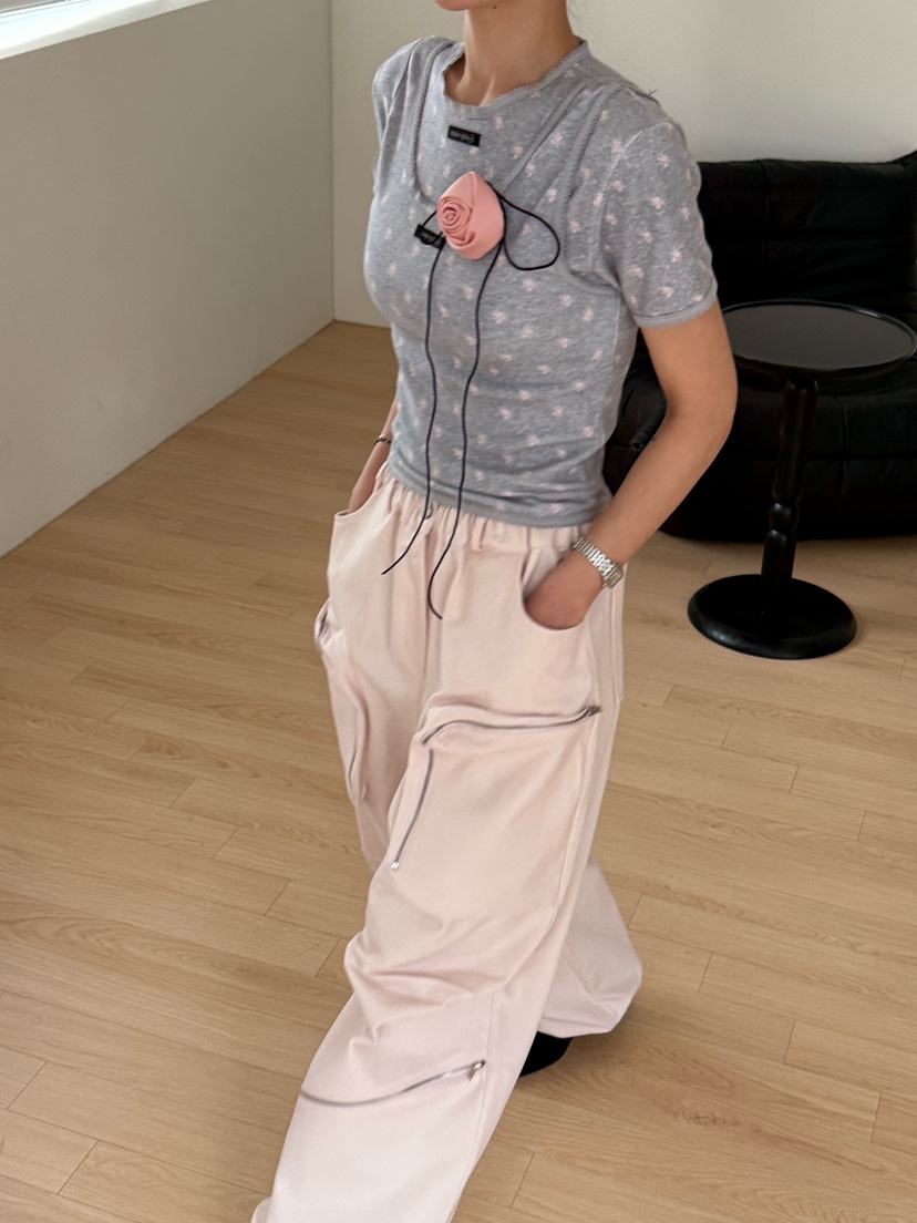 ZEROZERO東大門直郵㊣女裝新款時尚職業推薦休閑褲口袋拉鏈ZEROZERO休閑褲