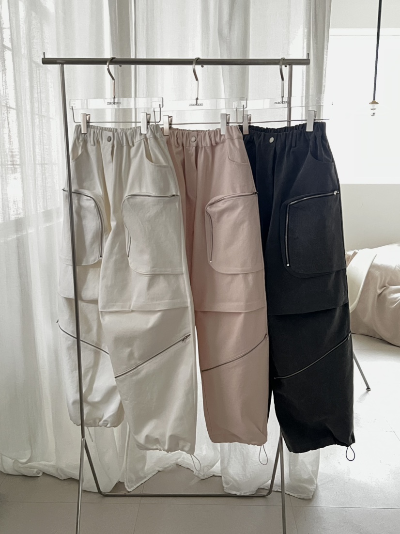 ZEROZERO東大門直郵㊣女裝新款時尚職業推薦休閑褲口袋拉鏈ZEROZERO休閑褲