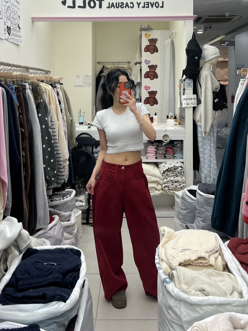 TOLL韓國直郵㊣女裝新款休閑推薦熱賣26春夏職業人氣牛仔褲TOLL牛仔褲