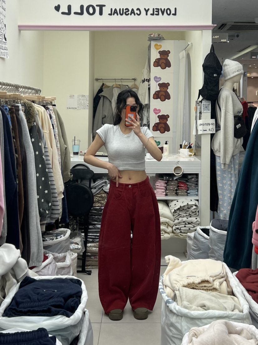 TOLL韓國直郵㊣女裝新款休閑推薦熱賣26春夏職業人氣牛仔褲TOLL牛仔褲