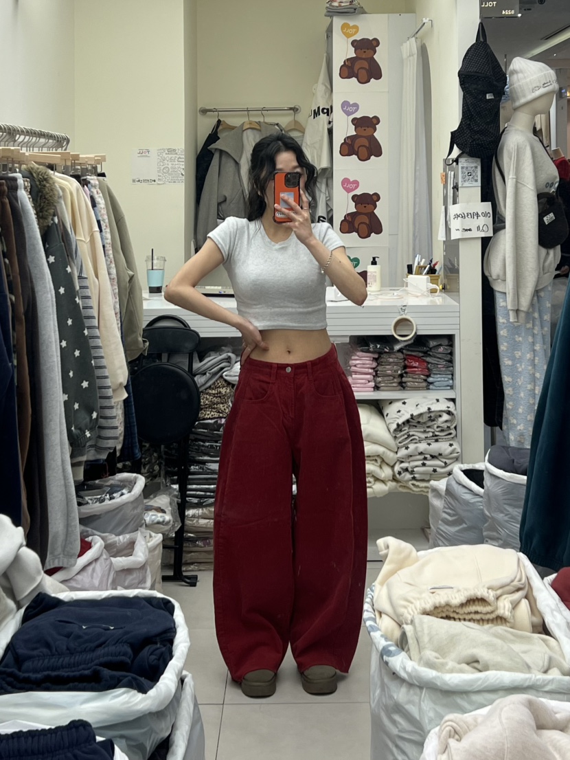 TOLL韓國直郵㊣女裝新款休閑推薦熱賣26春夏職業人氣牛仔褲TOLL牛仔褲