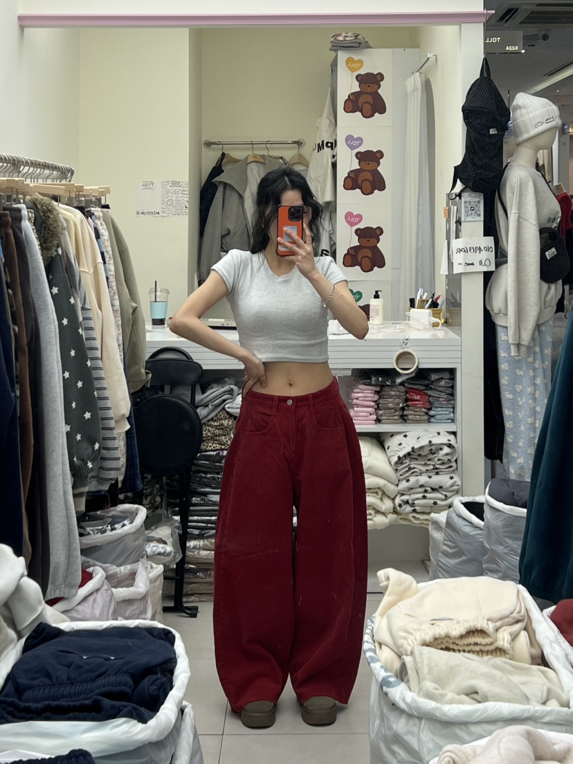 TOLL韓國直郵㊣女裝新款休閑推薦熱賣26春夏職業人氣牛仔褲TOLL牛仔褲