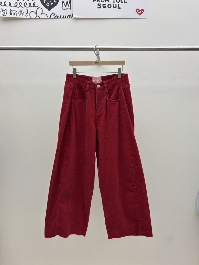 TOLL韓國直郵㊣女裝新款休閑推薦熱賣26春夏職業人氣牛仔褲TOLL牛仔褲圖色1