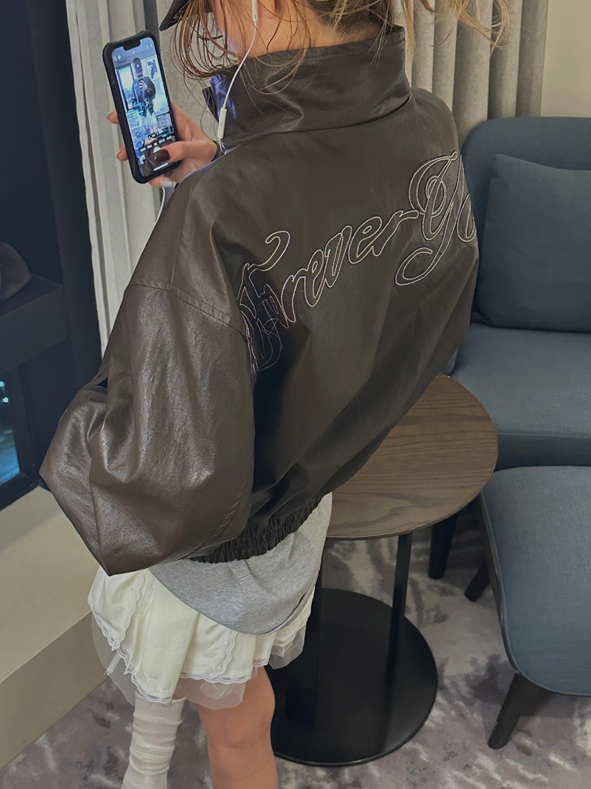 ZEROZERO㊣東大門實拍女裝新品26春夏熱賣職業人氣夾克皮革ZEROZERO夾克