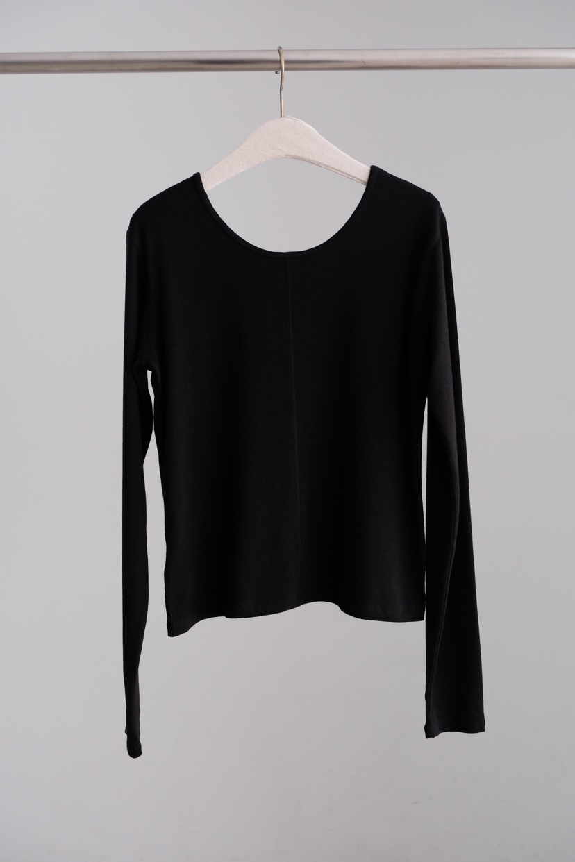 SORBET/FLAT WHITE韓國代購㊣女裝新款26春夏長袖T恤圓領SORBET/FLAT WHITE長袖T恤圖色5