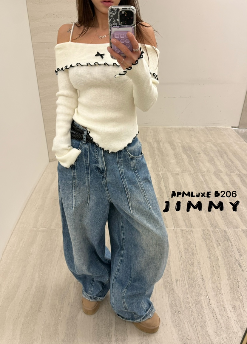 JIMMY東大門直郵㊣女士新款時尚真品熱賣推薦人氣休閑針織衫JIMMY/REMAKE針織衫