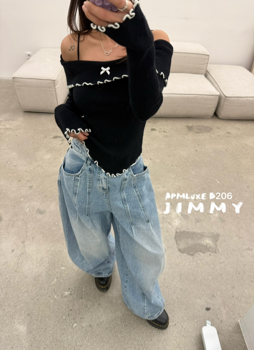 JIMMY東大門直郵㊣女士新款時尚真品熱賣推薦人氣休閑針織衫JIMMY/REMAKE針織衫