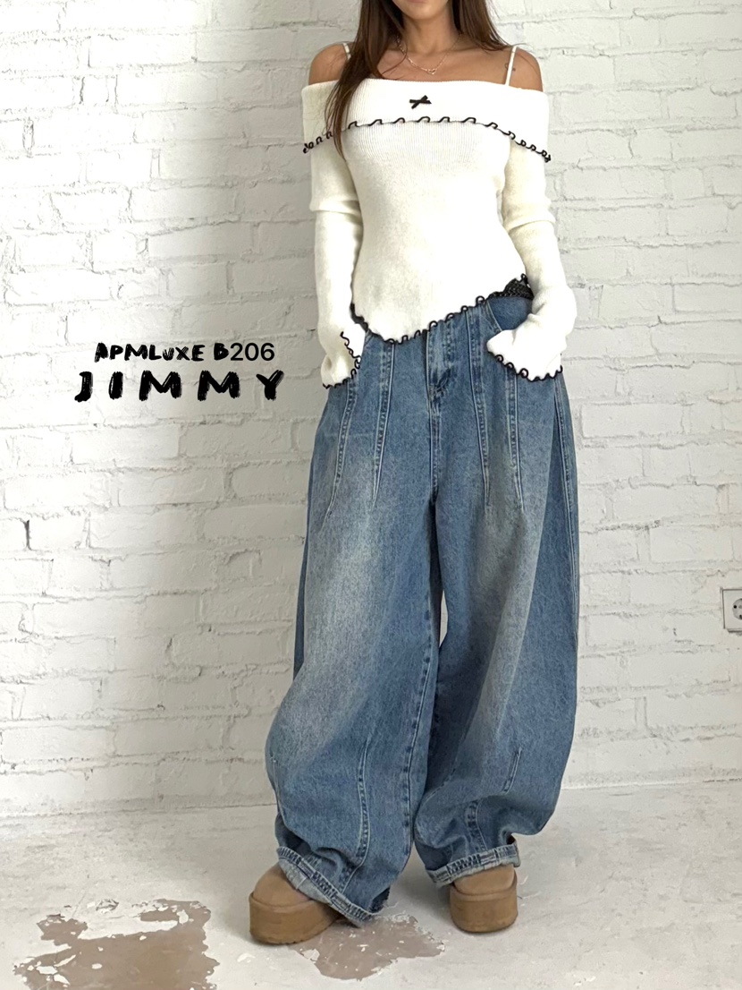 JIMMY東大門直郵㊣女士新款時尚真品熱賣推薦人氣休閑針織衫JIMMY/REMAKE針織衫