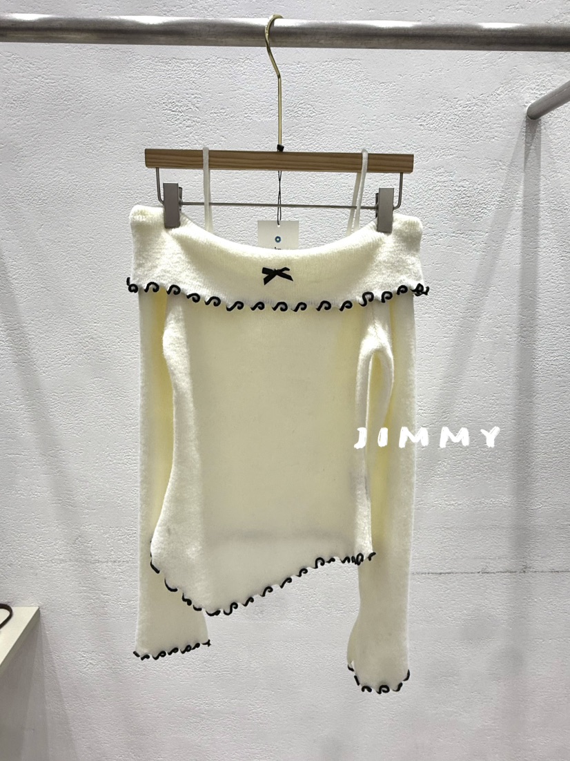 JIMMY東大門直郵㊣女士新款時尚真品熱賣推薦人氣休閑針織衫JIMMY/REMAKE針織衫圖色1