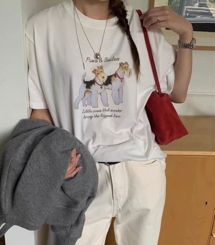 STAY HERE東大門直郵㊣女裝新款26春夏人氣真品職業推薦T恤STAY HERET恤圖色2