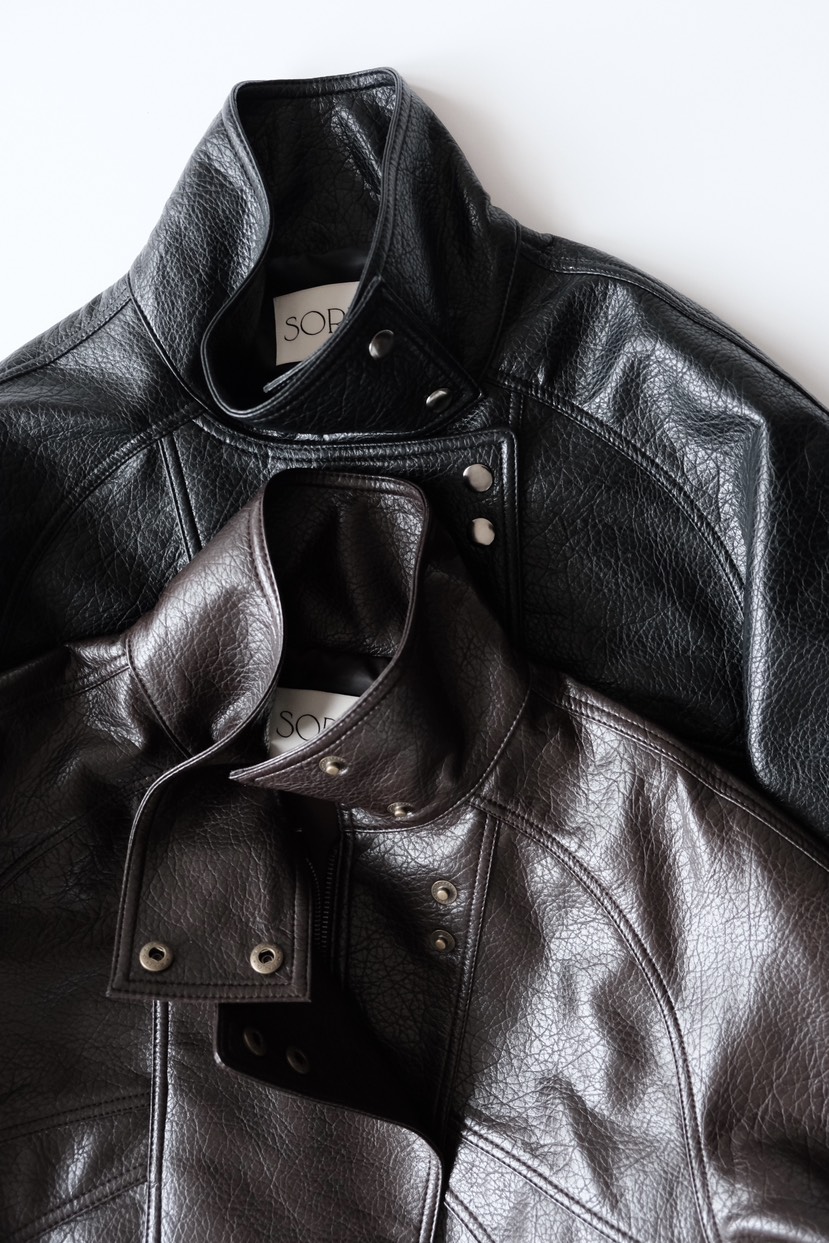 SORBET/FLAT WHITE東大門直郵㊣女裝新品熱賣職業推薦皮衣SORBET/FLAT WHITE皮衣