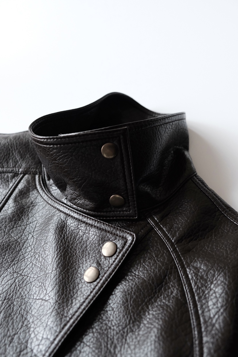 SORBET/FLAT WHITE東大門直郵㊣女裝新品熱賣職業推薦皮衣SORBET/FLAT WHITE皮衣