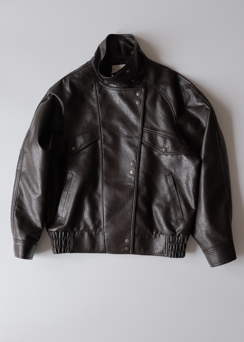 SORBET/FLAT WHITE東大門直郵㊣女裝新品熱賣職業推薦皮衣SORBET/FLAT WHITE皮衣圖色1