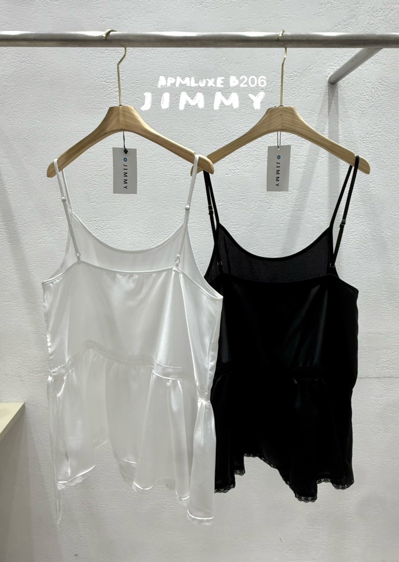 JIMMY東大門直郵㊣女裝新款26春夏休閑推薦時尚吊帶背心雪紡JIMMY/REMAKE吊帶/背心