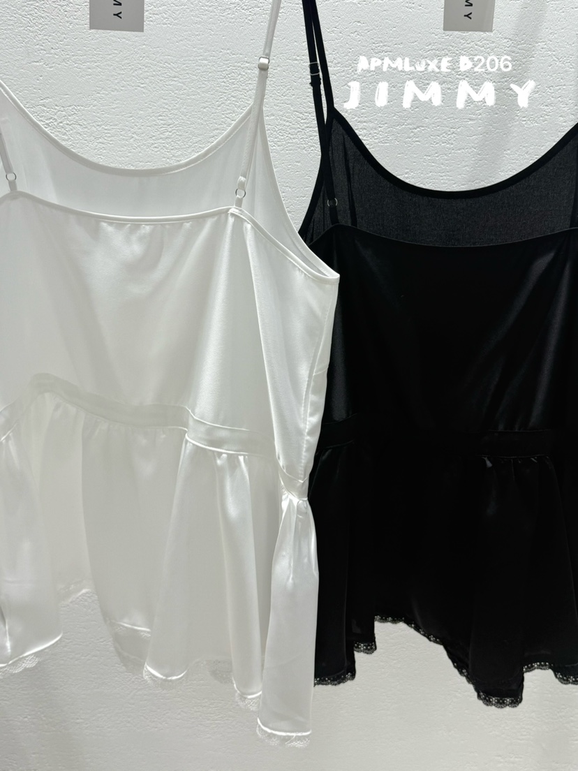 JIMMY東大門直郵㊣女裝新款26春夏休閑推薦時尚吊帶背心雪紡JIMMY/REMAKE吊帶/背心