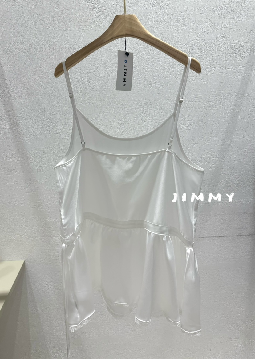 JIMMY東大門直郵㊣女裝新款26春夏休閑推薦時尚吊帶背心雪紡JIMMY/REMAKE吊帶/背心