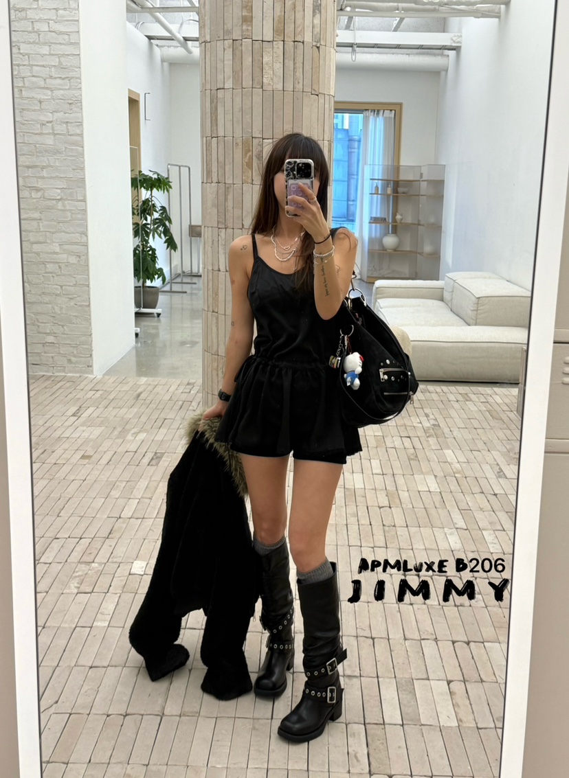 JIMMY東大門直郵㊣女裝新款26春夏休閑推薦時尚吊帶背心雪紡JIMMY/REMAKE吊帶/背心