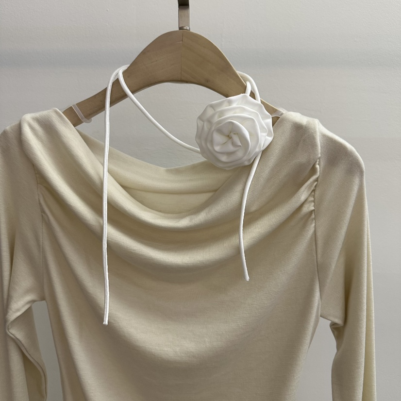 JENNY 1976㊣東大門代購女士新款人氣26春夏長袖T恤不含項鏈JENNY 1976長袖T恤