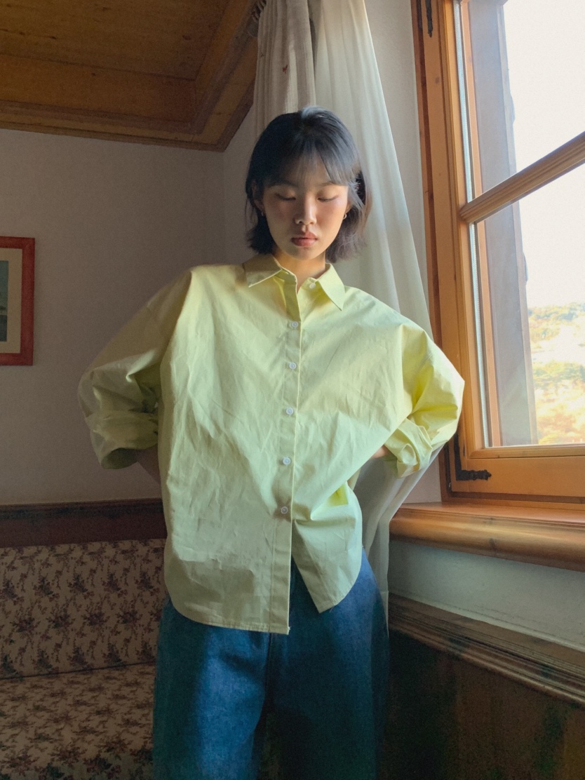 MOSMOS㊣東大門實拍女裝新款休閑推薦真品職業26春夏襯衫蕾絲衫MOSMOS襯衫/蕾絲衫