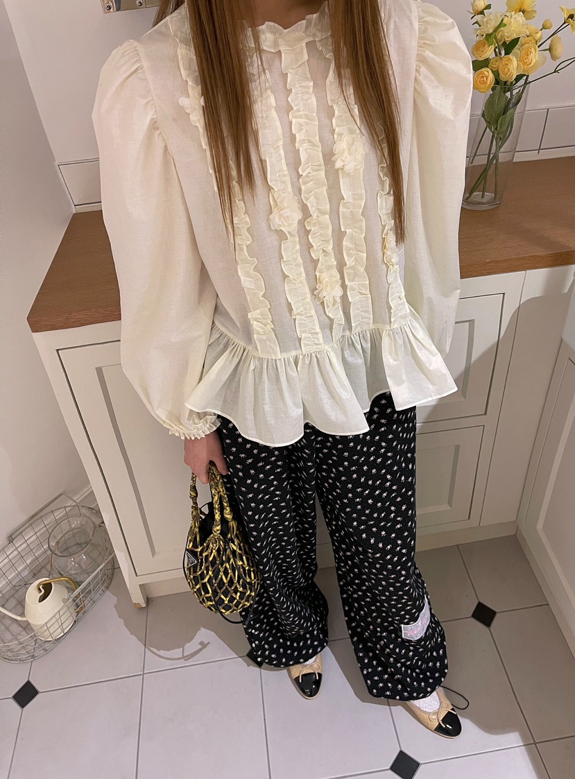 BOUTIQUE-L韓國代購㊣女士新款人氣推薦休閑時尚26春夏休閑褲BOUTIQUE-L休閑褲