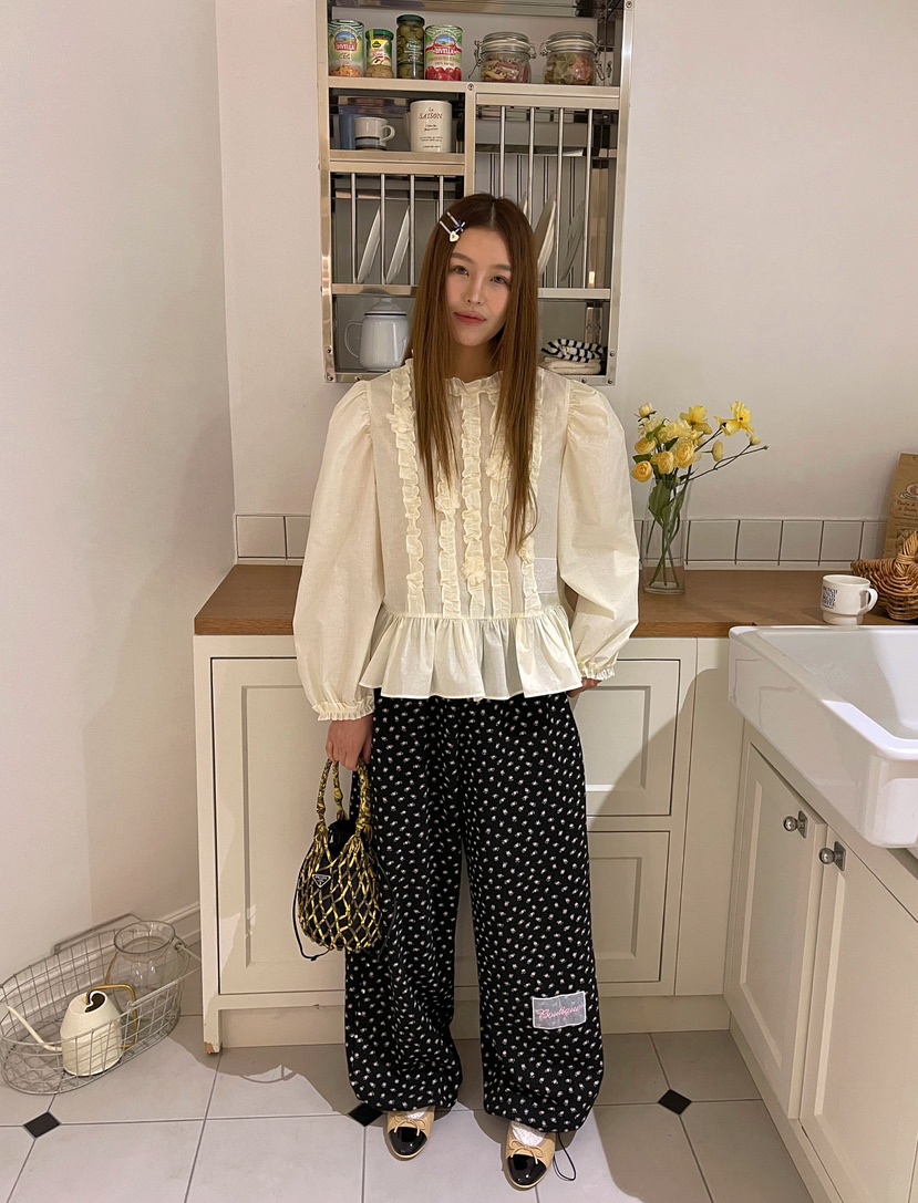 BOUTIQUE-L韓國代購㊣女士新款人氣推薦休閑時尚26春夏休閑褲BOUTIQUE-L休閑褲