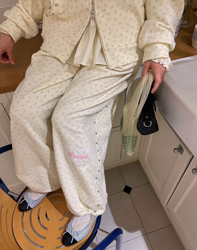 BOUTIQUE-L韓國代購㊣女士新款人氣推薦休閑時尚26春夏休閑褲BOUTIQUE-L休閑褲