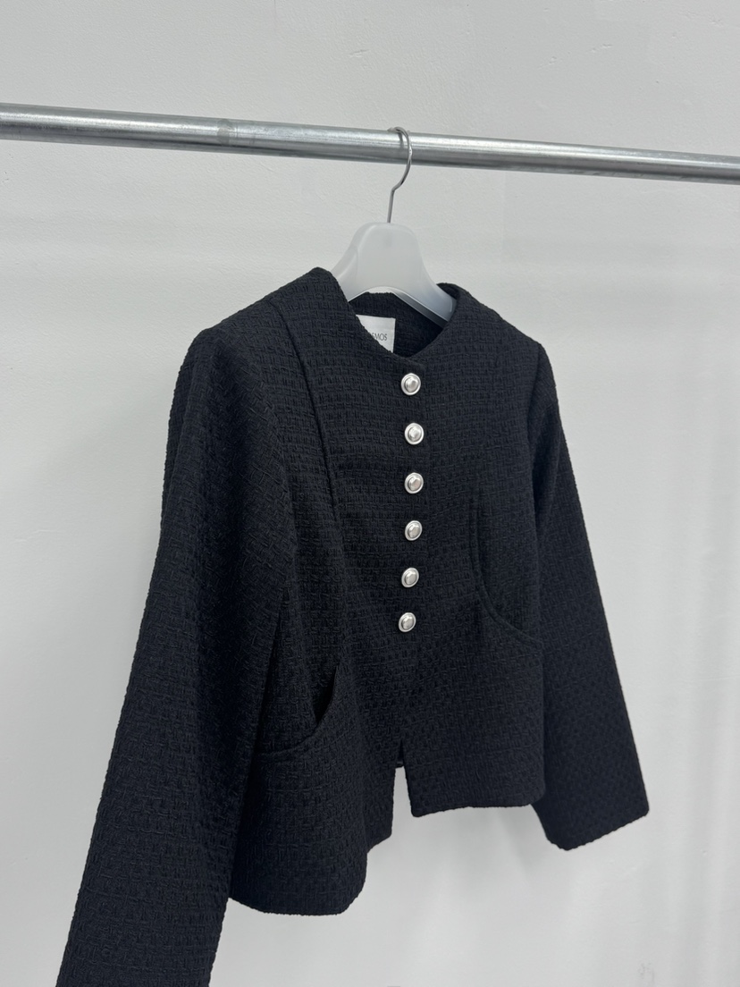 MOSMOS韓國直郵㊣女裝新品人氣休閑時尚真品推薦夾克粗花呢MOSMOS夾克