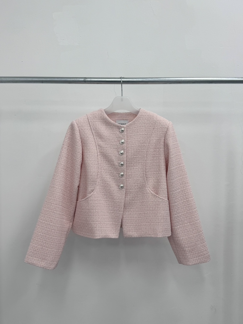 MOSMOS韓國直郵㊣女裝新品人氣休閑時尚真品推薦夾克粗花呢MOSMOS夾克圖色1