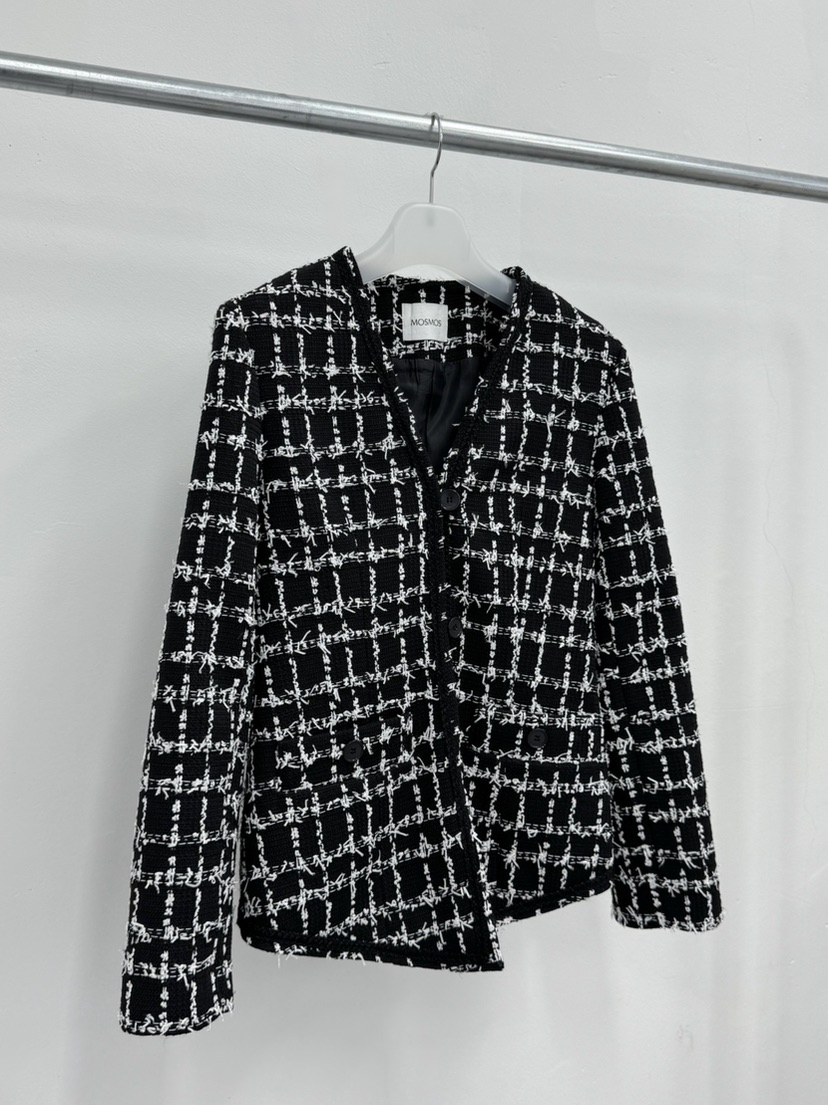 MOSMOS東大門直郵㊣女裝新品推薦真品人氣職業時尚夾克花呢MOSMOS夾克