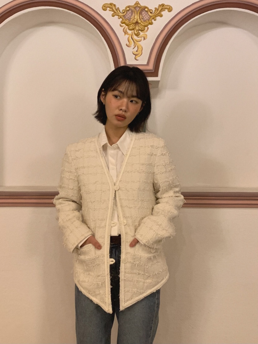 MOSMOS東大門直郵㊣女裝新品推薦真品人氣職業時尚夾克花呢MOSMOS夾克