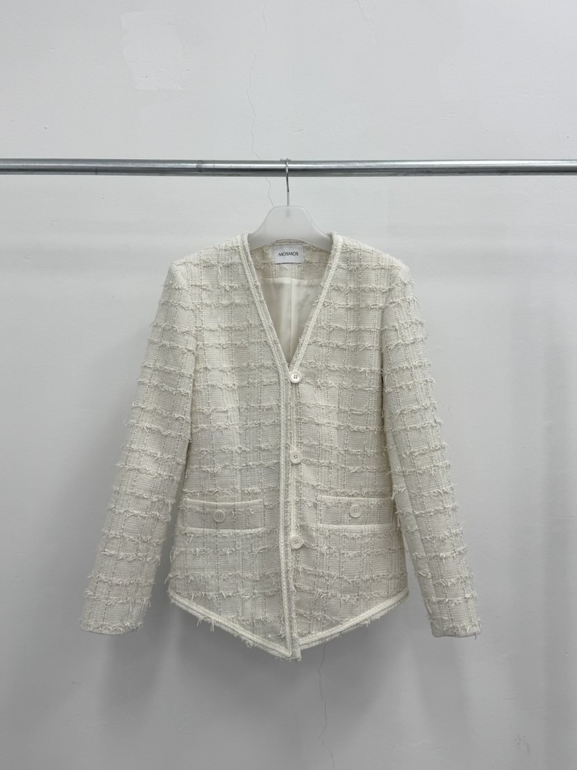 MOSMOS東大門直郵㊣女裝新品推薦真品人氣職業時尚夾克花呢MOSMOS夾克圖色1