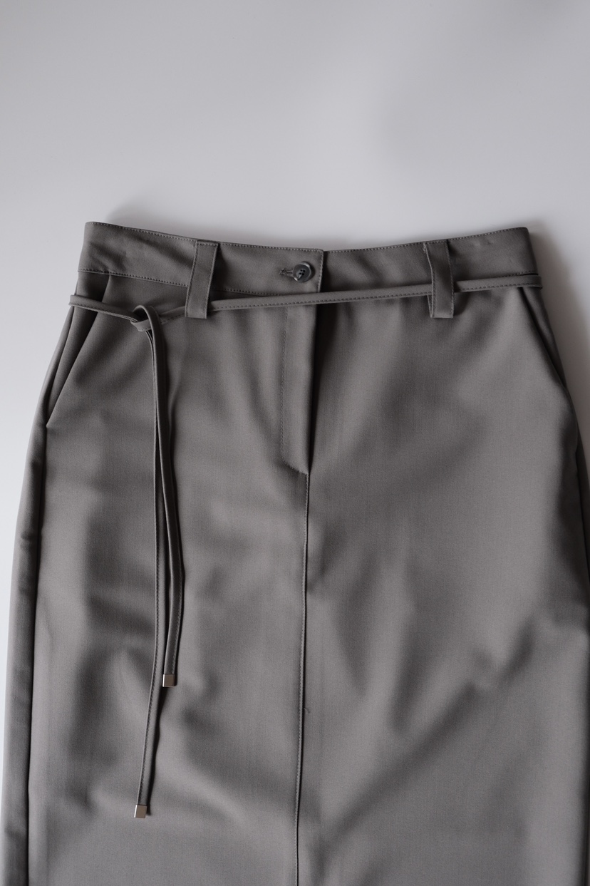 SORBET/FLAT WHITE東大門直郵㊣女裝新款休閑26春夏長裙含腰繩SORBET/FLAT WHITE長裙