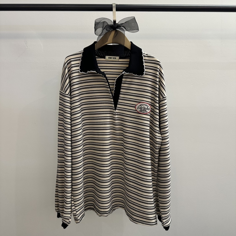 JENNY 1976韓國直郵㊣女士新品26春夏休閑人氣時尚長袖T恤JENNY 1976長袖T恤圖色1