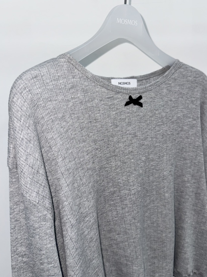 MOSMOS東大門直郵㊣女裝新品推薦人氣職業熱賣真品休閑長袖T恤MOSMOS長袖T恤
