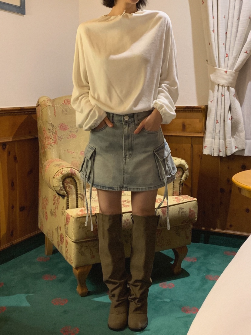 MOSMOS㊣東大門代購女裝新品時尚職業推薦人氣真品熱賣長袖T恤MOSMOS長袖T恤