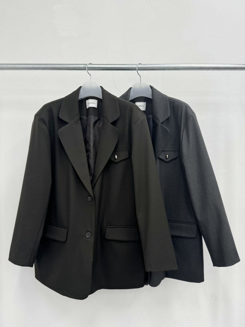 MOSMOS㊣東大門實拍女士新品時尚推薦真品職業人氣熱賣夾克MOSMOS夾克