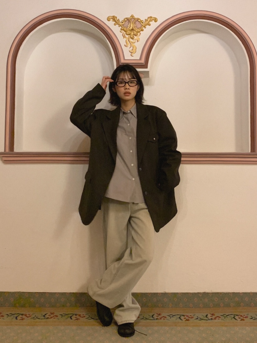 MOSMOS㊣東大門實拍女士新品時尚推薦真品職業人氣熱賣夾克MOSMOS夾克