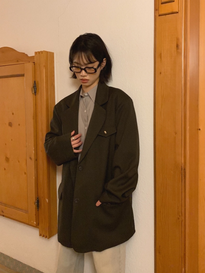 MOSMOS㊣東大門實拍女士新品時尚推薦真品職業人氣熱賣夾克MOSMOS夾克