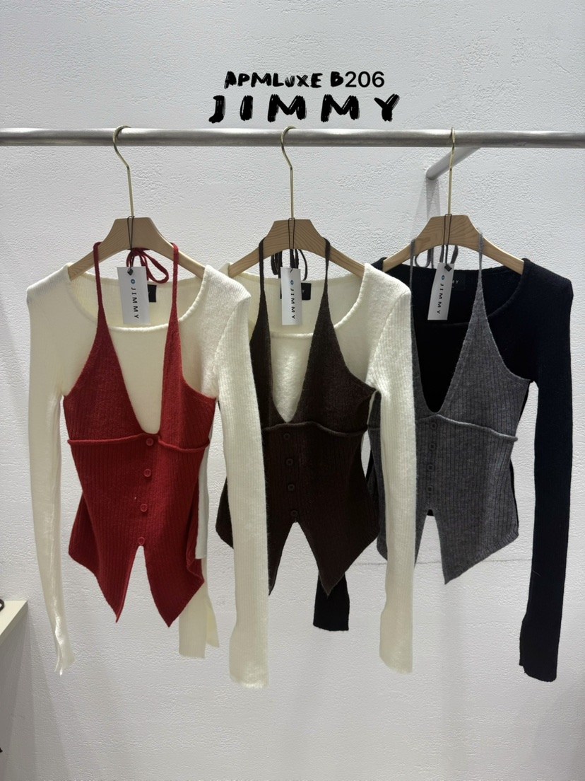 JIMMY㊣東大門實拍女士新品推薦真品職業人氣熱賣時尚針織衫JIMMY/REMAKE針織衫