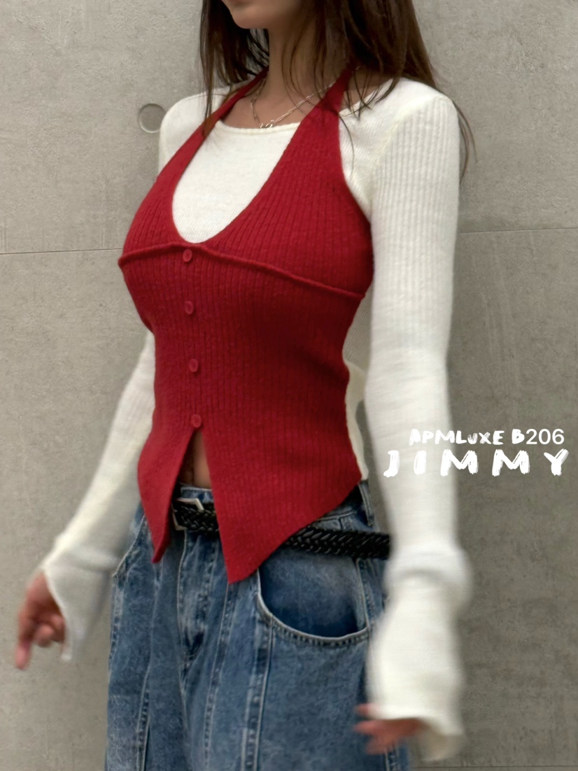 JIMMY㊣東大門實拍女士新品推薦真品職業人氣熱賣時尚針織衫JIMMY/REMAKE針織衫