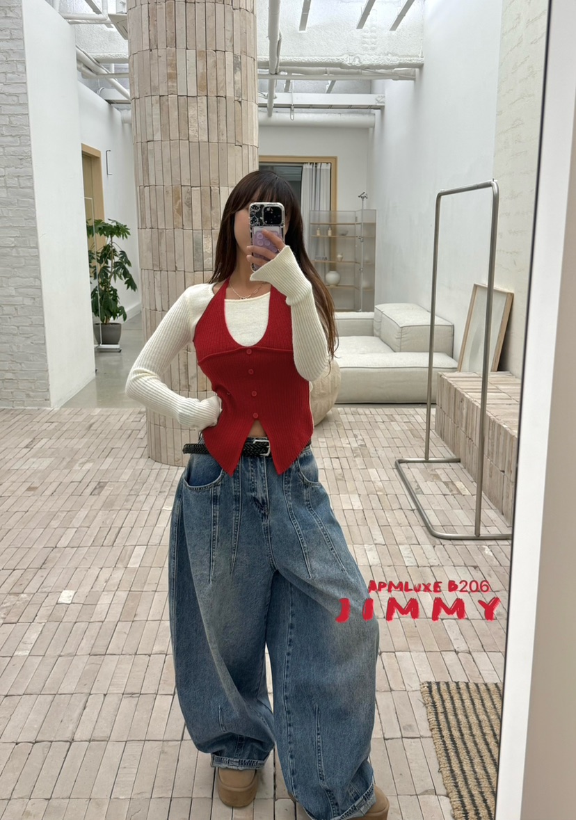 JIMMY㊣東大門實拍女士新品推薦真品職業人氣熱賣時尚針織衫JIMMY/REMAKE針織衫