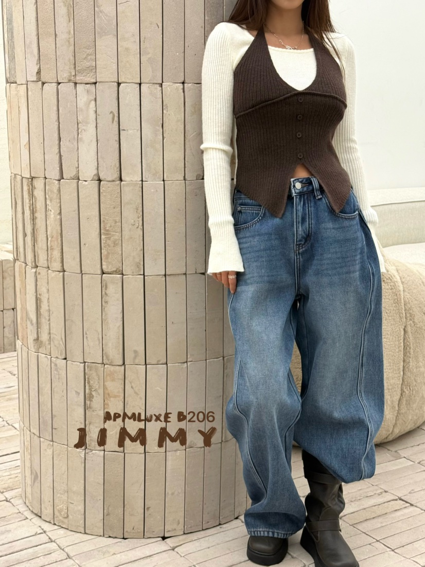 JIMMY㊣東大門實拍女士新品推薦真品職業人氣熱賣時尚針織衫JIMMY/REMAKE針織衫